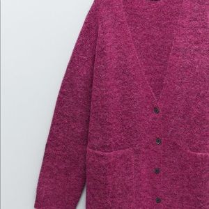 Zara Long Cardigan Sweater • NWT